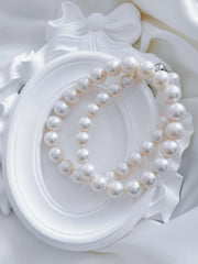 “Celestial Grace” – 925 Silver Pearl Necklace