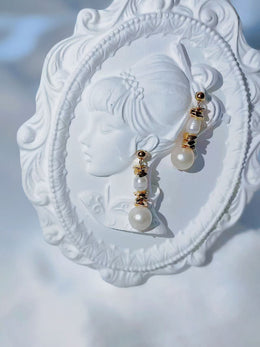 14k Gold Filled Pearl Earrings