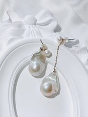 Moonlight Drift Baroque Pearl Earrings