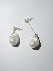 Moonlight Drift Baroque Pearl Earrings