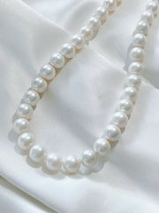 “Celestial Grace” – 925 Silver Pearl Necklace